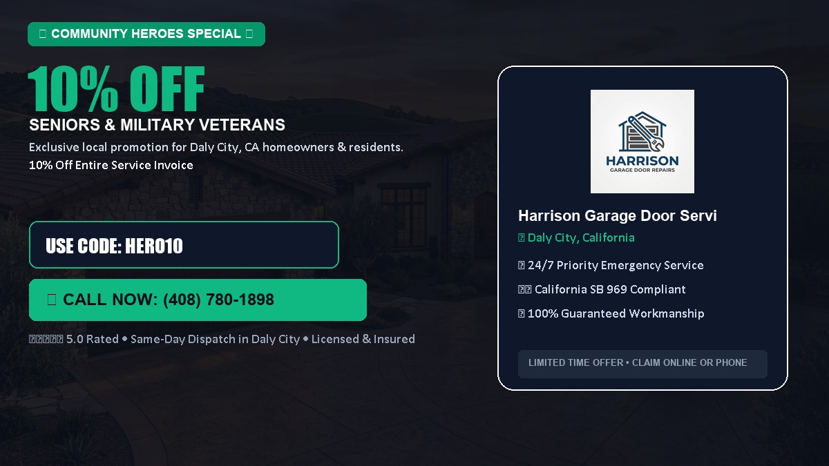 10% OFF Senior Citizens (65+) & Military / Veteran Community Discount in Daly City, CA